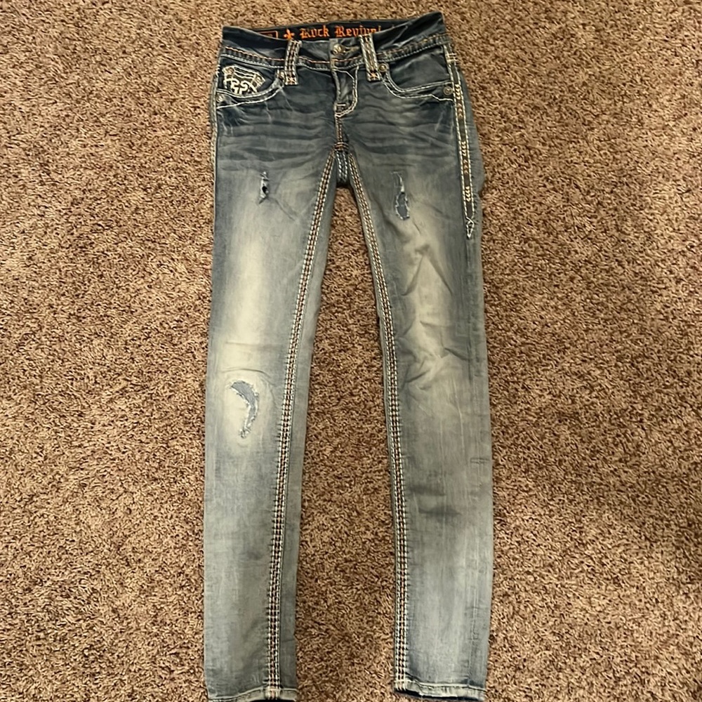 rock revival skinny jeans👖⚡️